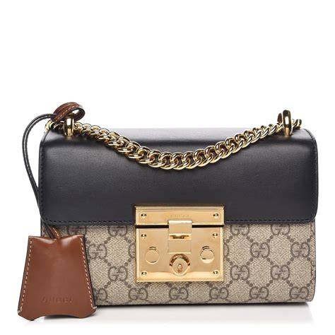 black padlock gucci bag|Gucci padlock small shoulder bag.